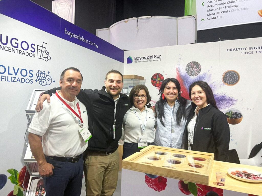 Bayas del Sur estuvo presente Espacio Food and Service